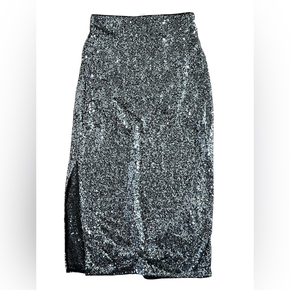 H&M Sequin Pencil Skirt